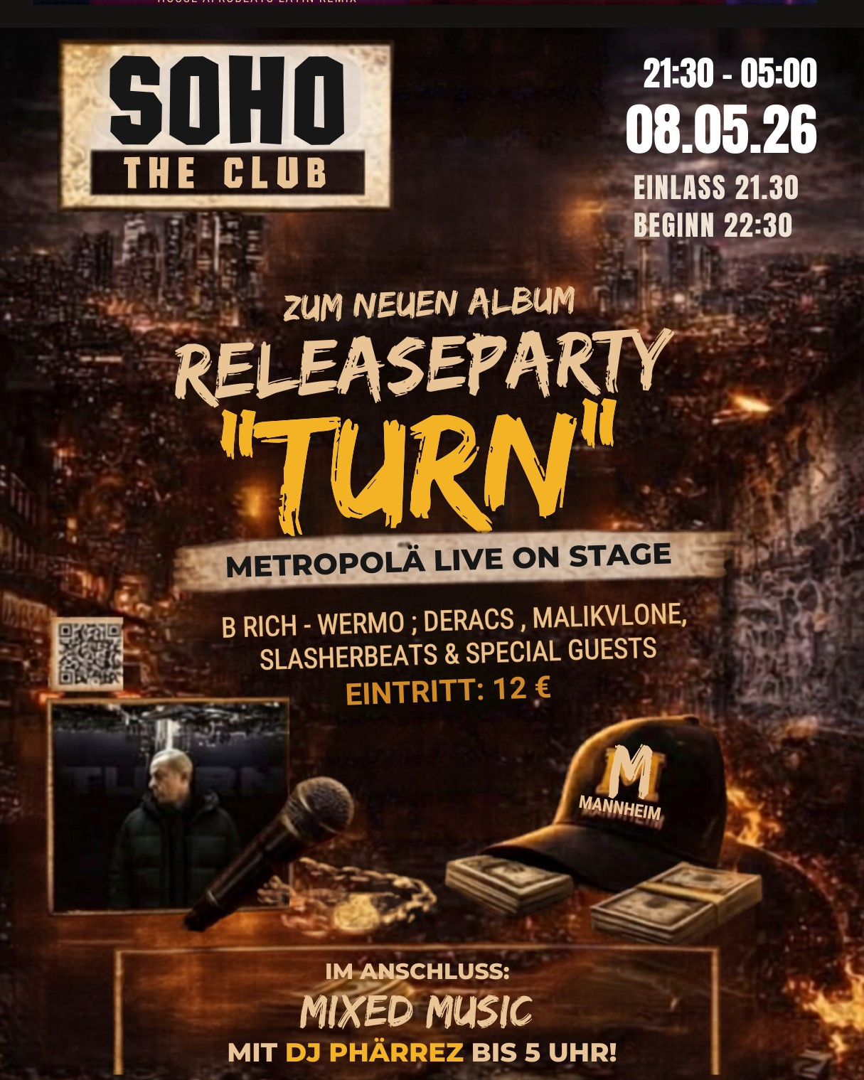 RELEASEPARTY ZUM NEUEN ALBUM „TURN“ 🖤