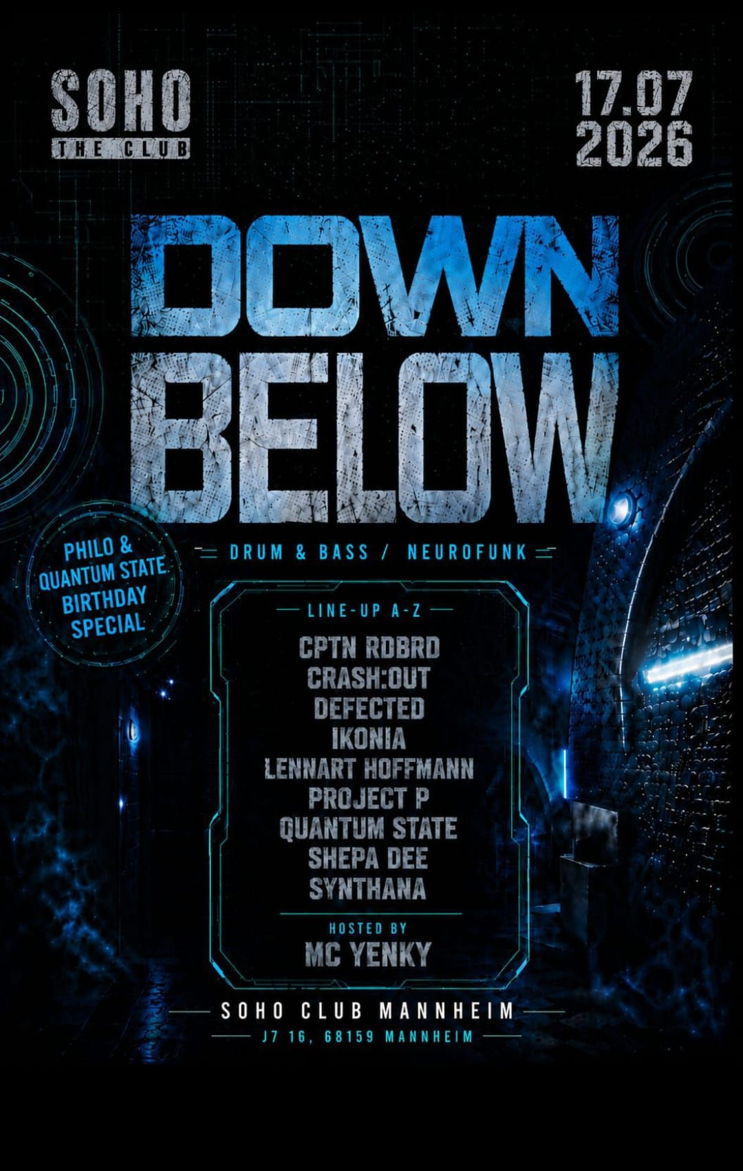 Down Below – SOHO - THE CLUB, 17.07.2026