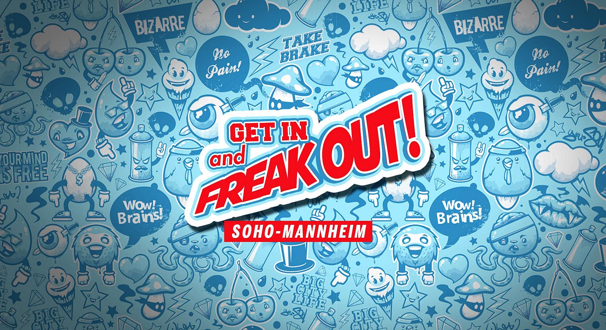 Get In - Freak Out - Flyer